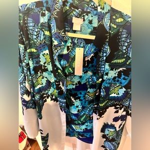 Chicos size 2 polyester blouse set